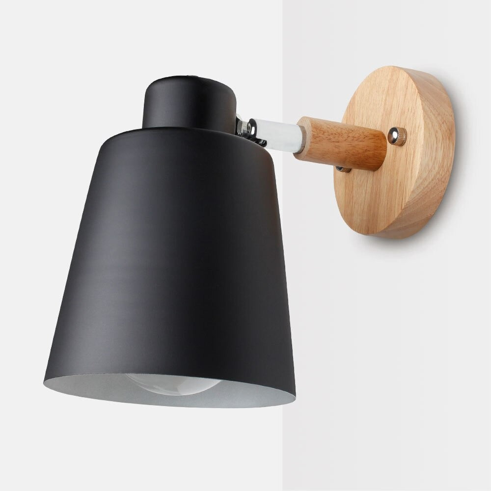 Nachttischlampe Wand Modern Holz – Produktansicht 2