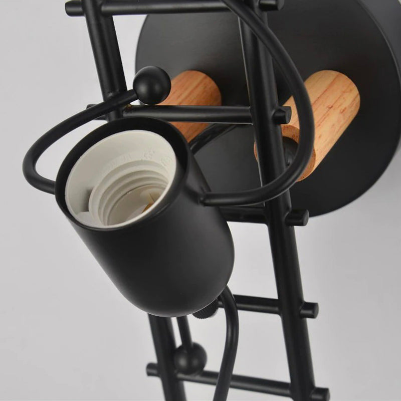 Nachttischlampe Wand Originell Industriell – Produktansicht 3
