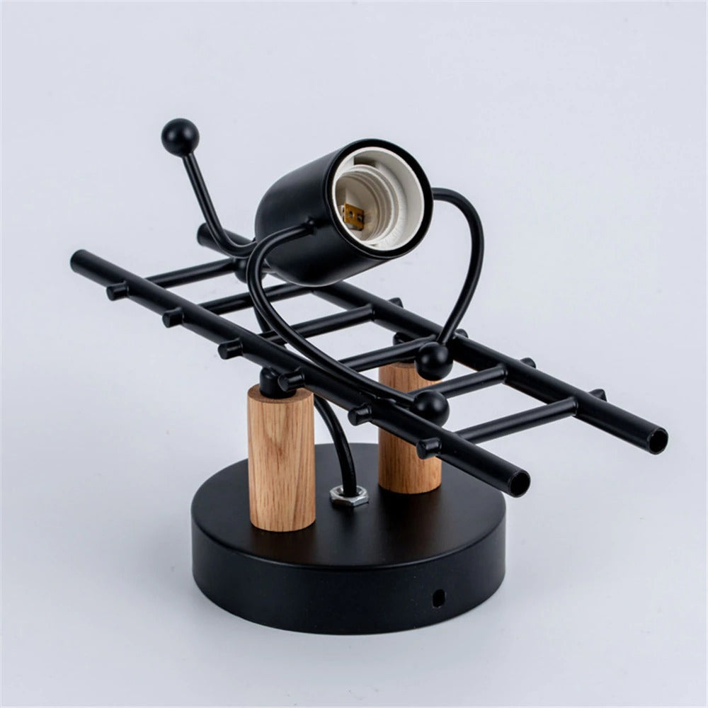 Nachttischlampe Wand Originell Industriell – Produktansicht 4