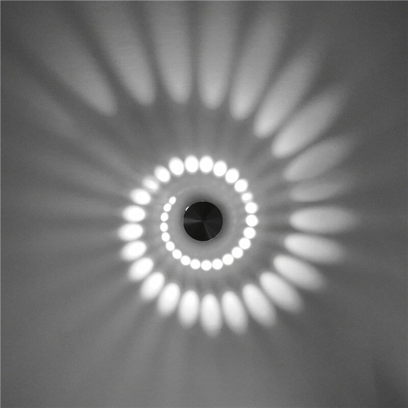 Nachttischlampe Wand Spirale