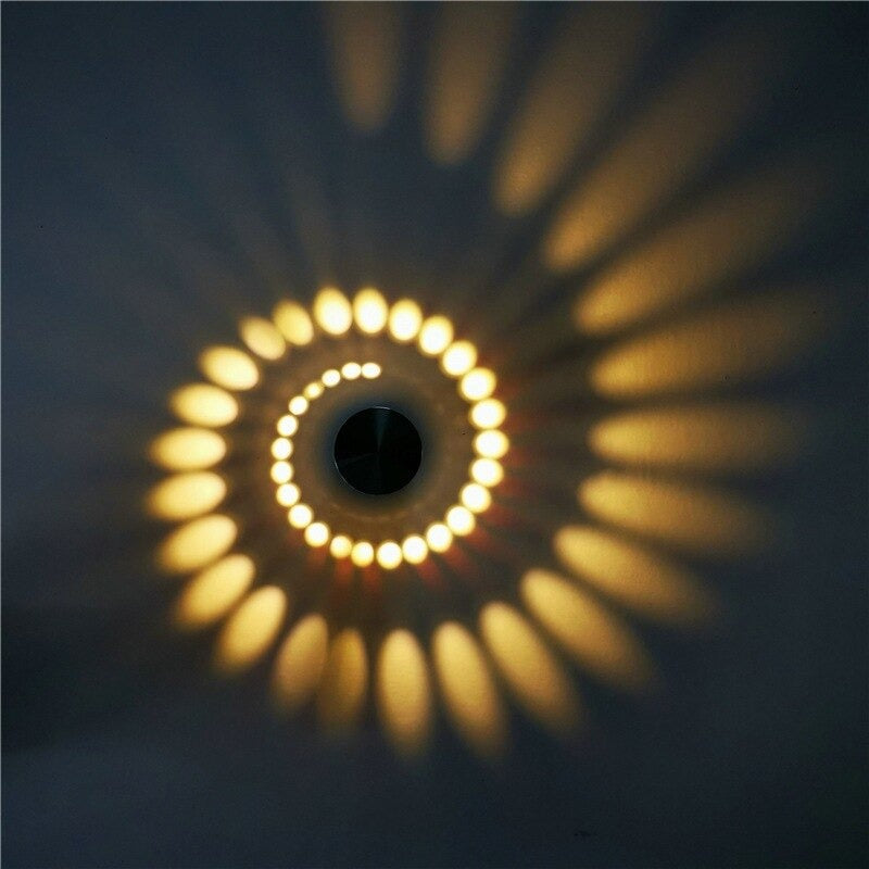 Nachttischlampe Wand Spirale – Produktansicht 2