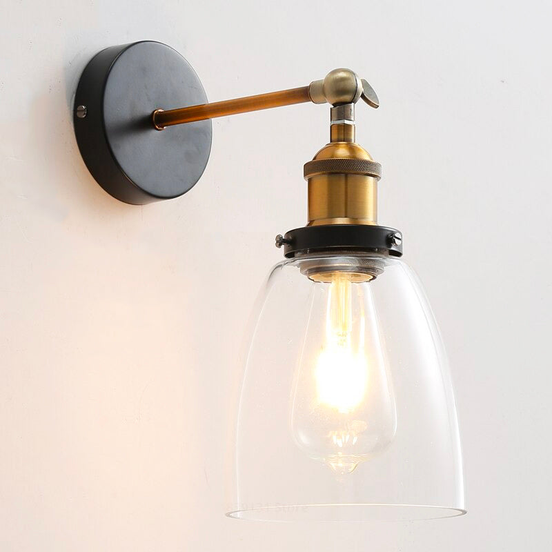 Nachttischlampe Wand Vintage Glas – Produktansicht 2