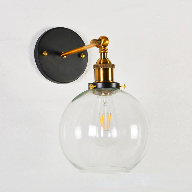 Nachttischlampe Wand Vintage Glas – Produktansicht 3