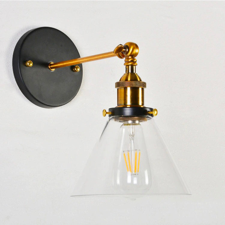 Nachttischlampe Wand Vintage Glas – Produktansicht 4