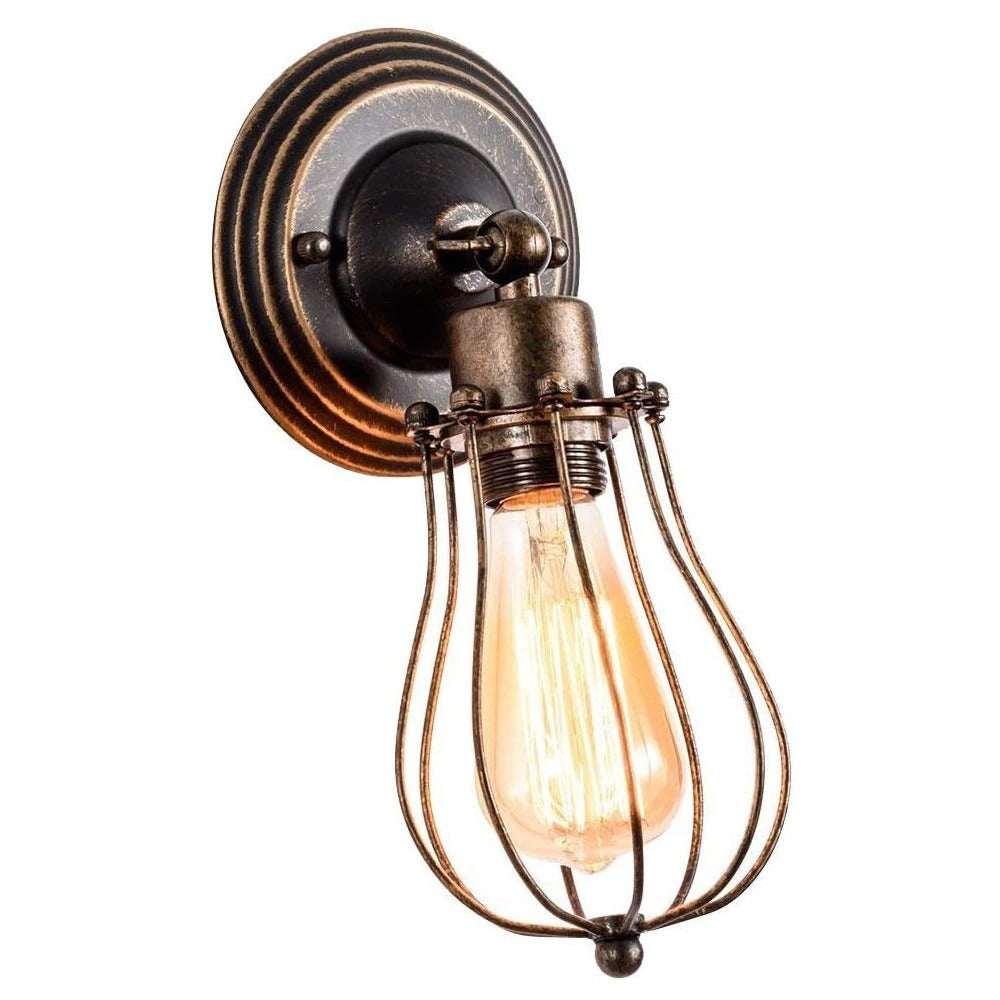 Nachttischlampe Wand Vintage Industrie-Look – Produktansicht 2
