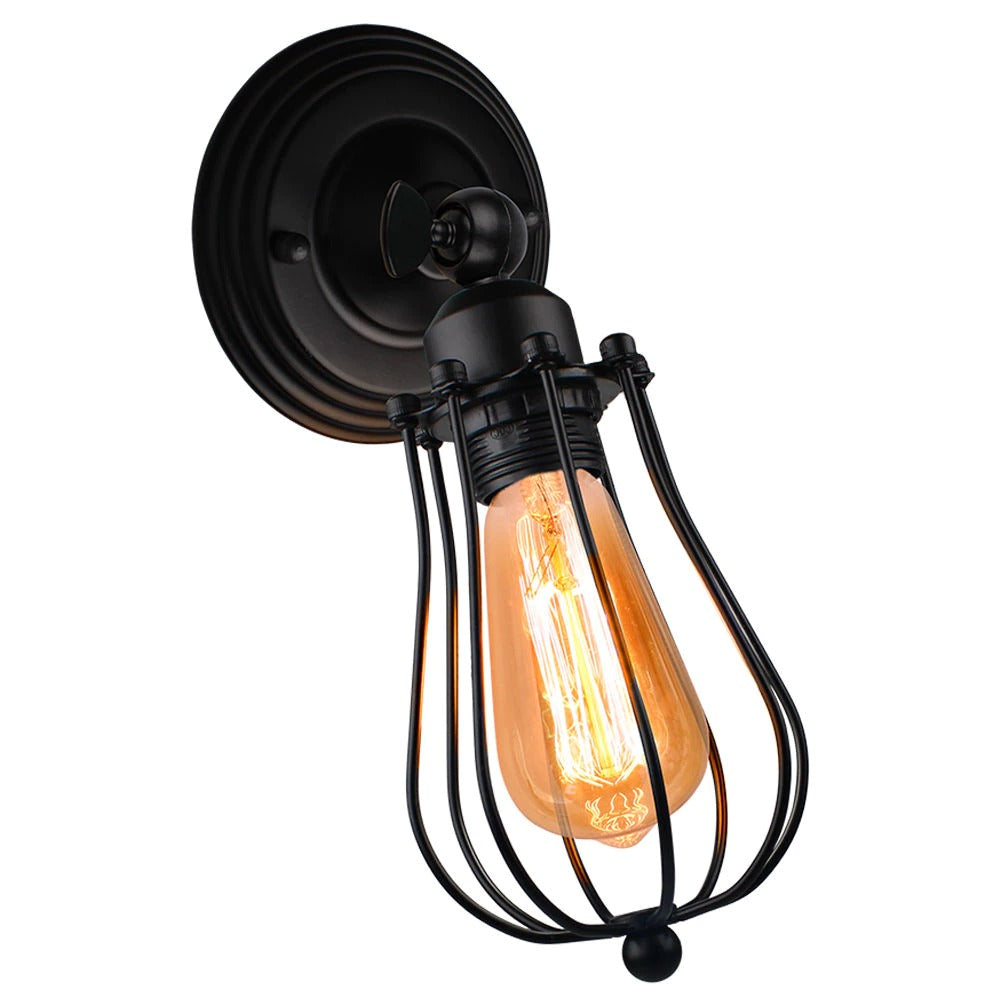 Nachttischlampe Wand Vintage Industrie-Look – Produktansicht 4